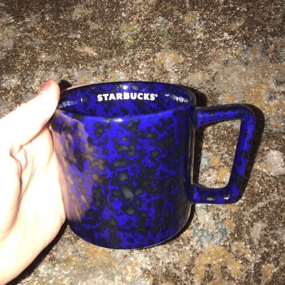 NWT Starbucks Ceramic Blue Mug - Picture 1 of 5